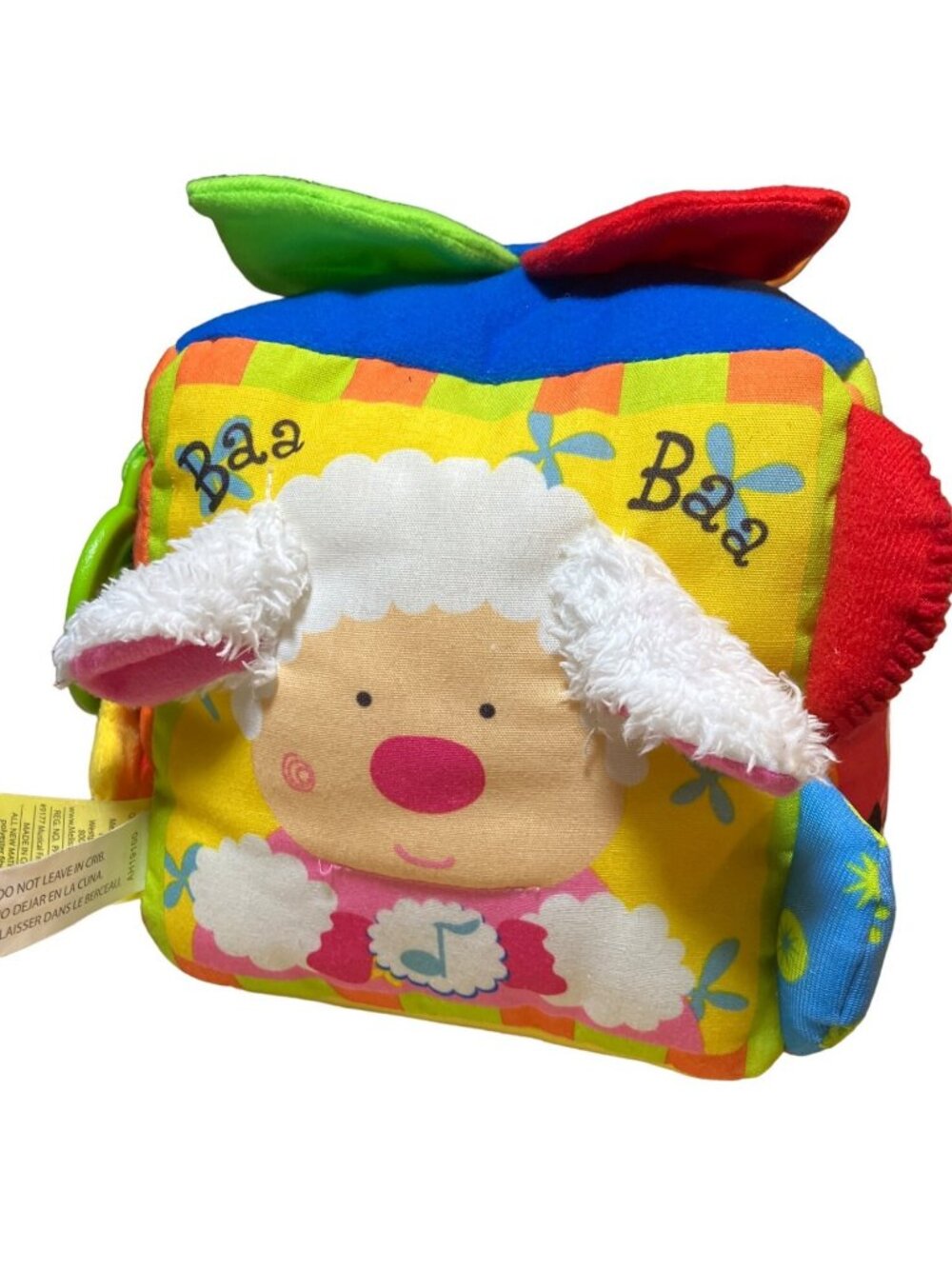 Melissa & Doug K's Kids Musical Farmyard Soft Cube Plush Toy Animal Sounds